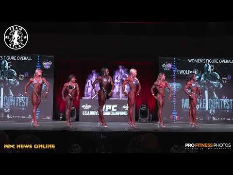 2022 NPC USA Championships Figure Overall Comparison & Awards Video