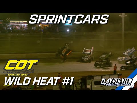 Sprintcars | Chaotic Heat Race! - Darwin - 19th Aug 2023 | Clay-Per-View