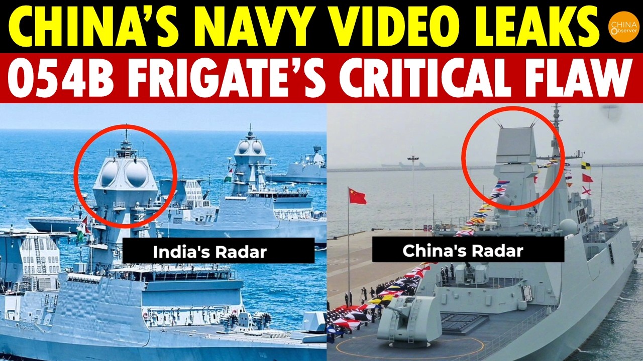 China’s 054B Frigate Exposed for Its Defects: Outdated from the Start, Far Behind India’s Ships