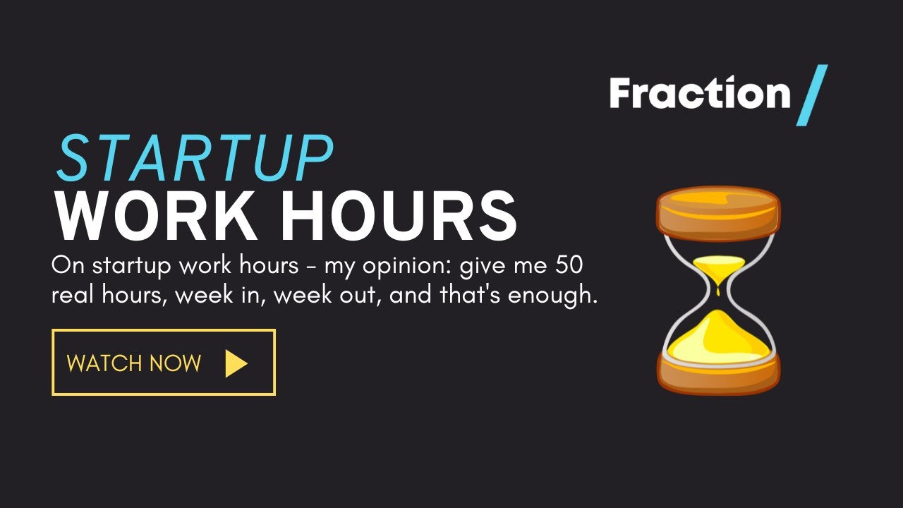 Embracing Real Work Hours: Revolutionizing Startup Culture