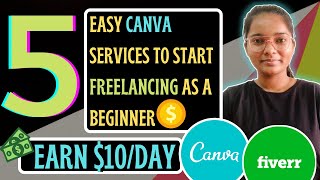 EASY SKILLS TO EARN MONEY WITH CANVA ON FIVERR | Freelancing for Beginners