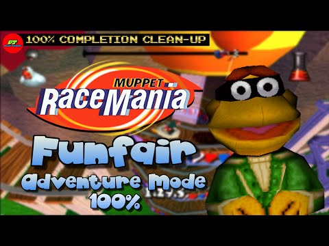 Muppet RaceMania: Funfair - Adventure Mode 100% Completed