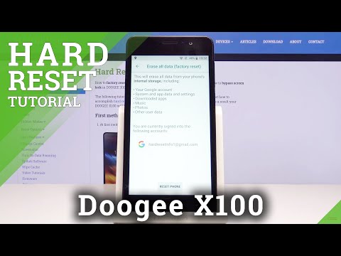 How to Hard Reset Doogee X100 – Erase All Data