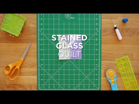 Quilt Snips Mini Tutorial - Stained Glass Quilt