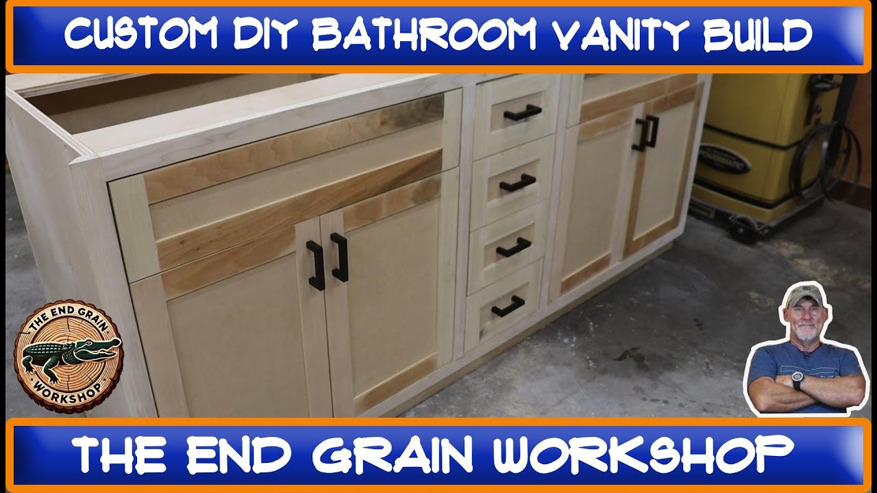Custom DIY Bathroom Vanity Build - Functional & Stylish Shop-Made Cabinetry
