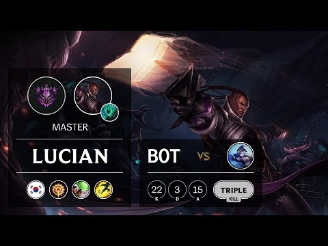 Lucian ADC vs Ashe - KR Master Patch 9.6
