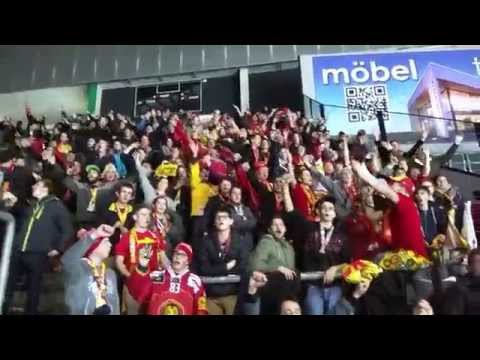 Stimmung nach dem Derbysieg (SC Bern vs. SCL Tigers, 24. Saisonspiel)