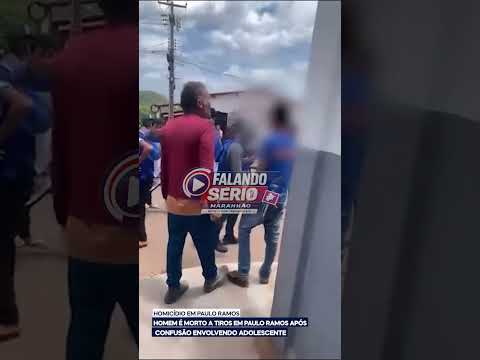 HOMICÍDIO EM PAULO RAMOS: HOMEM É MORTO A TIROS EM PAULO RAMOS APÓS CONFUSÃO ENVOLVENDO ADOLESCENTE