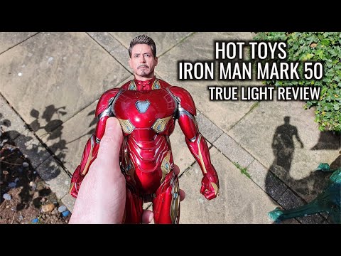TRUE LIGHT REVIEW. HOT TOYS IRON MAN MARK 50 AVENGERS INFINITY WAR
