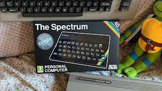 The Spectrum boxed up, and back on the original Hadrware, too much choice missed the feel of tapes.