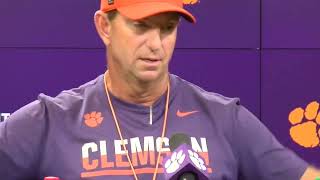 Dabo Swinney's camp update, pt. 1