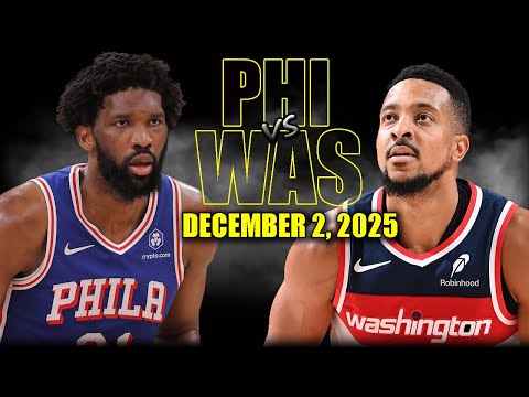 Philadelphia 76ers vs Washington Wizards Full Game Highlights - December 2, 2025 | NBA Season