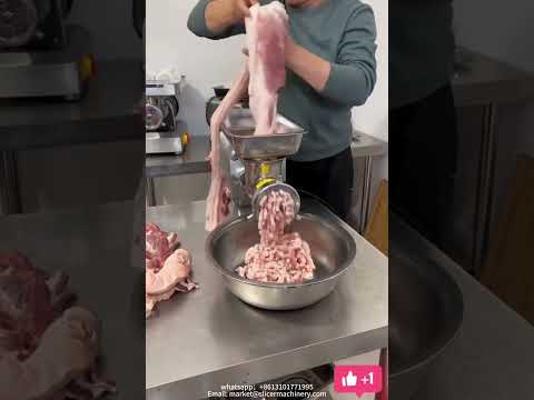 Stainless steel electric meat grinder