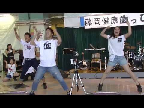 藤岡健康歯っぴーフェスタ(20170604_バブル)襲雷舞踊団