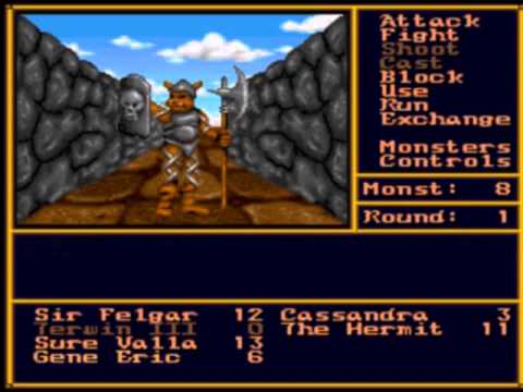 Might and Magic II : Gates to Another World Amiga