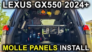 Lexus GX550 & Toyota Land Cruiser (2024-2026): MOLLE Panels Installation! Optimise Your Cargo Space!