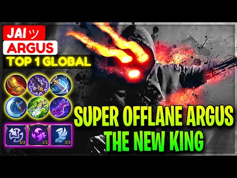 Super Offlane Argus, The New King - Top 1 Global Argus Jaiッ - Mobile Legends Gameplay And Build