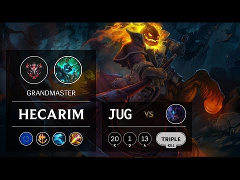 Hecarim Jungle vs Rek'Sai - EUW Grandmaster Patch 9.8