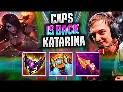 CAPS BRINGS BACK KATARINA! - G2 Caps  Plays Katarina Mid vs Sylas! | Season 2022