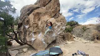 Video thumbnail of Fig Fart, V5. Joe's Valley