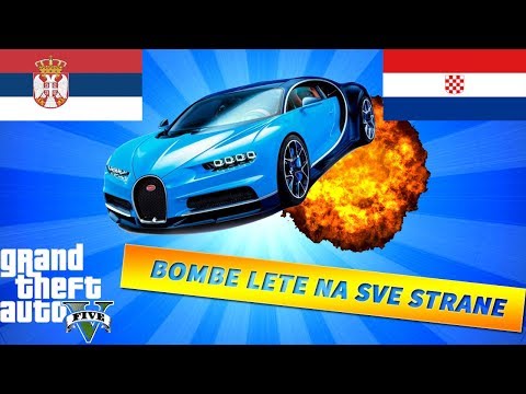 BOMBE LETE NA SVE STRANE - Grand Theft Auto V - Opasne Trke w/ Buntak