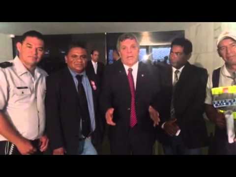 Polícia unidos contra PL 3123 com deputado Fraga