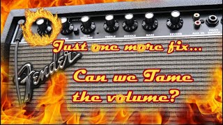 Video thumbnail for Fender Frontman 25R gets a new volume pot by GtoneGuitars
