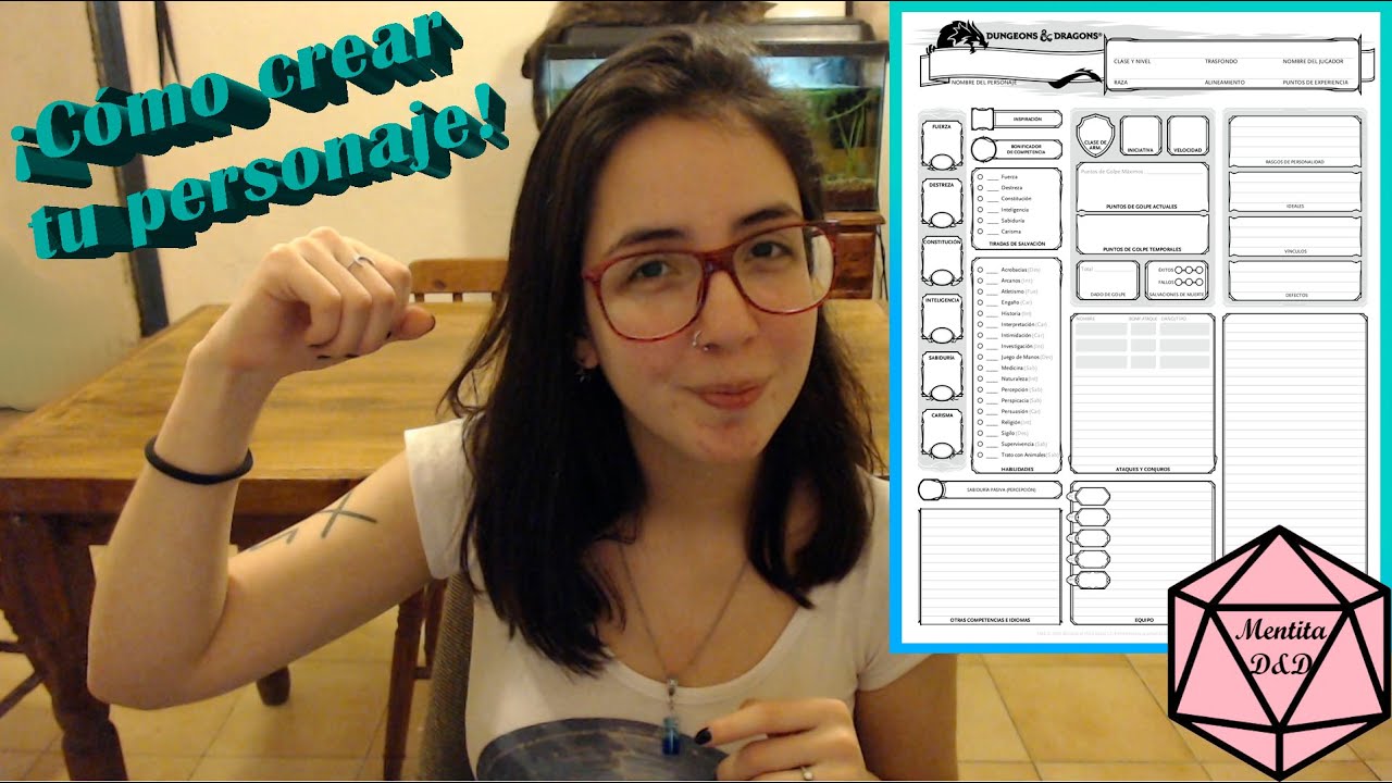 ¡Cómo crear tu hoja de personaje paso a paso! - Dungeons and Dragons - 5ta edición