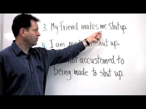 English Grammar for ESL - Causative with Passive & Gerunds