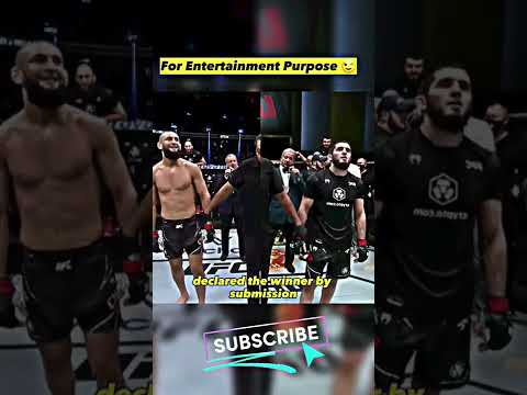Khamzat chimaev faced Islam Makhachev #shorts