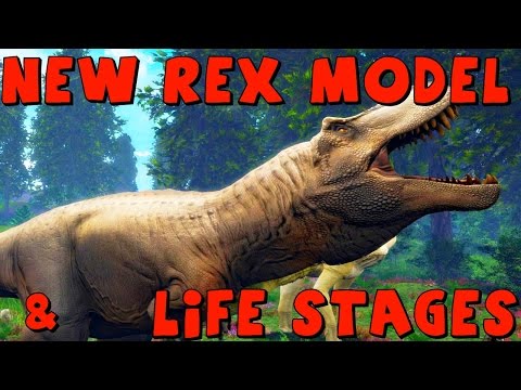 The Isle | T Rex Life Stages NEW ADULT MODEL  / Juvenile Rex & Sub Adult | Early Access Gameplay