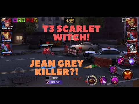 T3 SCARLET WITCH (ANAD Uni) Timeline PVP (AUTOPLAY) JEAN GREY Killer? Regen CTP- Marvel Future Fight