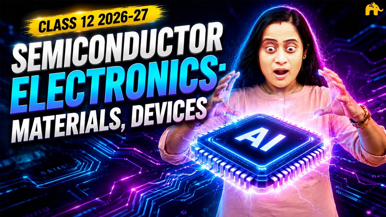 Semiconductor Electronics:Materials, Devices Class 12 Physics One Shot | New NCERT Chapter 14 |CBSE