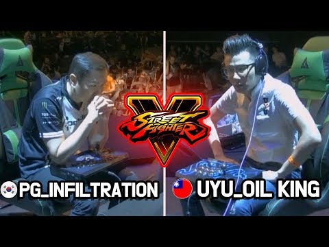 깔끔한 콤보선택(Infiltration vs Oil King)  [Juri  vs Rashid] Street Fighter 5 StunFest CPT SpiritZero