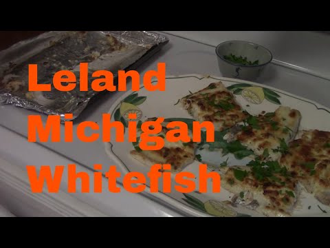 Leland White Fish with Ellen - Leland Michigan Whitefish