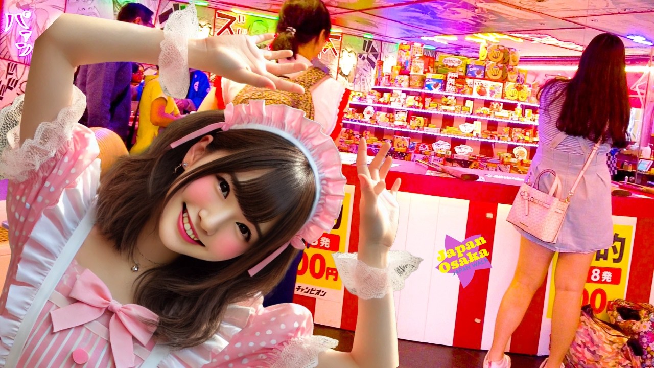 Osaka Tsutenkaku 🐶 Market 💖 Nonstop 1 Hour 4K