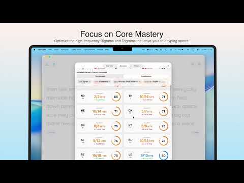 Master Your Typing Bottlenecks: ClickClack 3.6.3 NGram & Core Mastery Update thumbnail