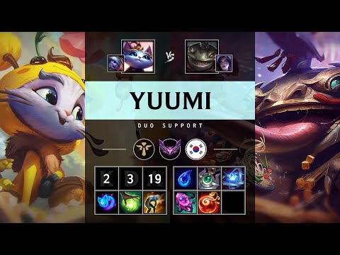 Yuumi Support vs Tahm Kench - KR Master Patch 25.18