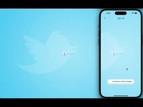 Flutter Demo (Tweeter Clone)