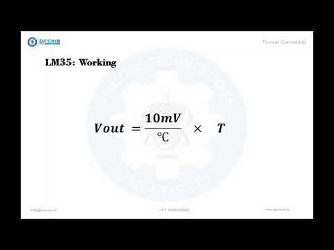 LM35 / LM35DZ Precision Temperature Sensor, For Industrial, 4 To 30v