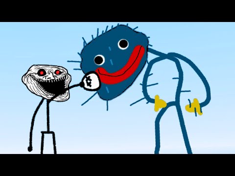 Huggy Wuggy turned into a TROLLGE?! (Garry's Mod)