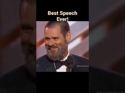 The best speech ever | Jim Carrey at Golden Globe Award