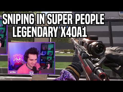 Sniping in Super People Solos! Legendary X40A1