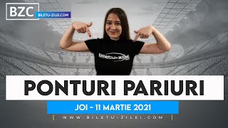 Ponturi pariuri sportive 11.03.2021