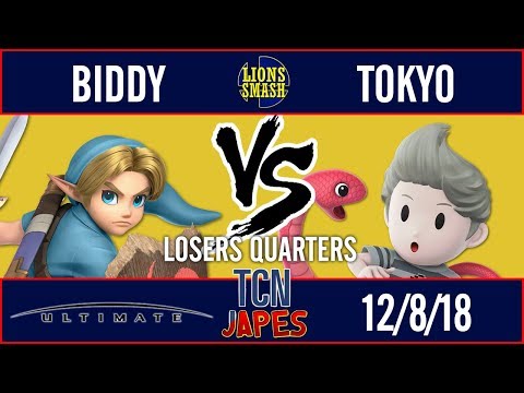TCNJapes: The Finale - Biddy (Young Link) vs TSB | Tokyo (Lucas) - SSBU Losers Quarters