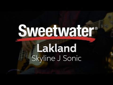 Lakland Skyline J-Sonic 5-String Aztec Gold Bass Guitar image 5