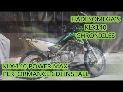 KLX140 Power Max Performance CDI Install VLOG