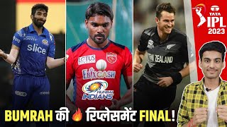 Bumrah replacement : 5 Players who can replace Jasprit Bumrah in MI for IPL 2023 | Sandeep | Milne