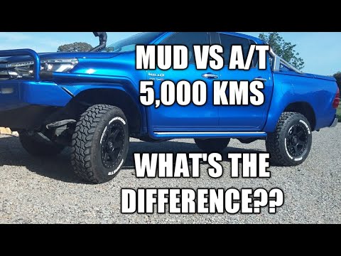 Mud Terrain vs All-Terrain Tyres - 5,000kms testing and differences