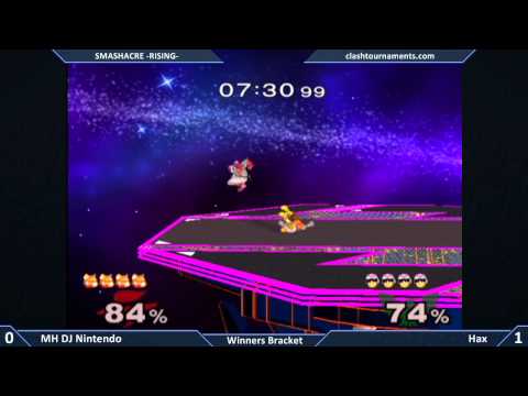 Smashacre Rising - Hax vs MH DJ Nintendo - SSBM
